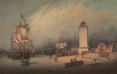 Le phare bas, North Shields - Robert Salmon